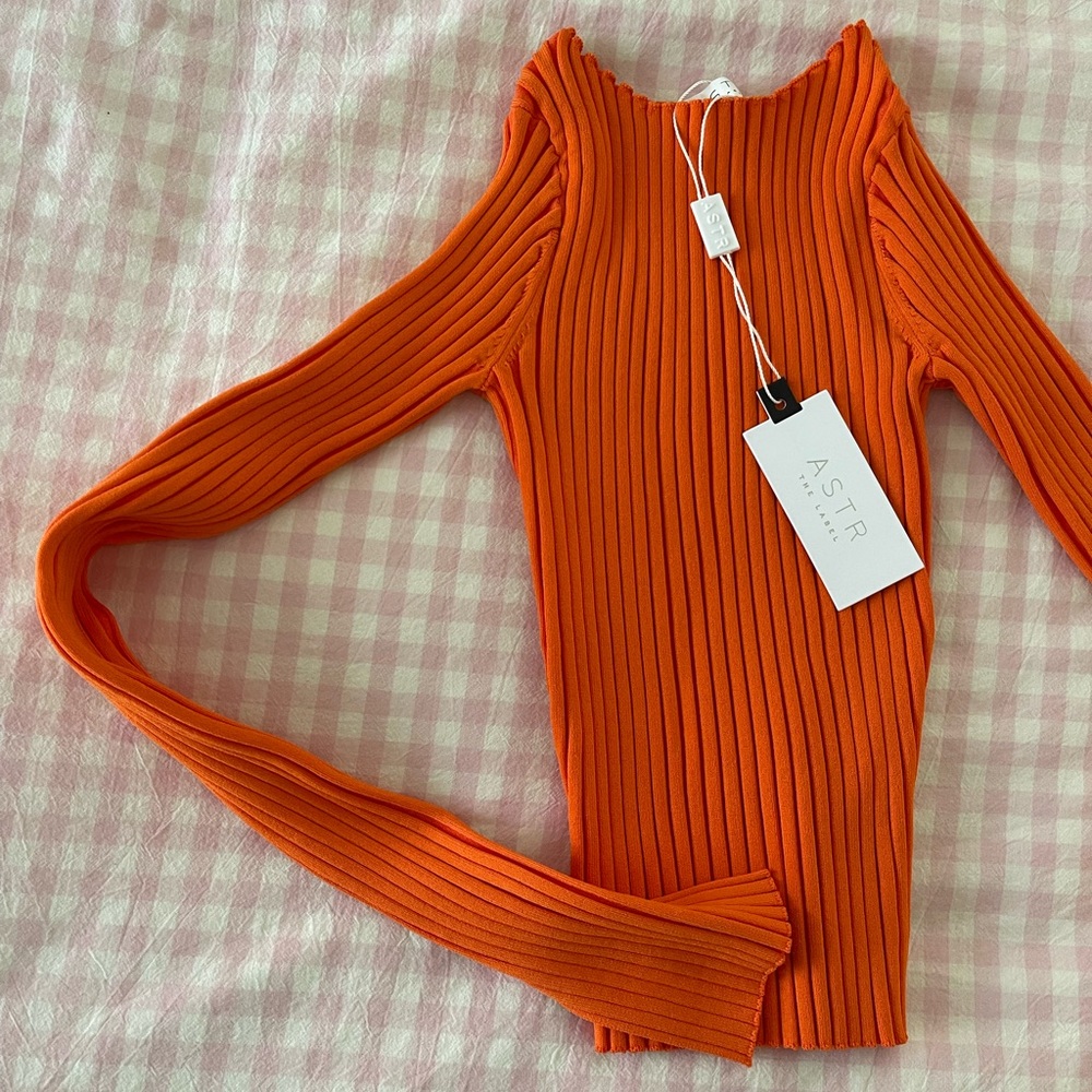 Astr the Label ribbed top